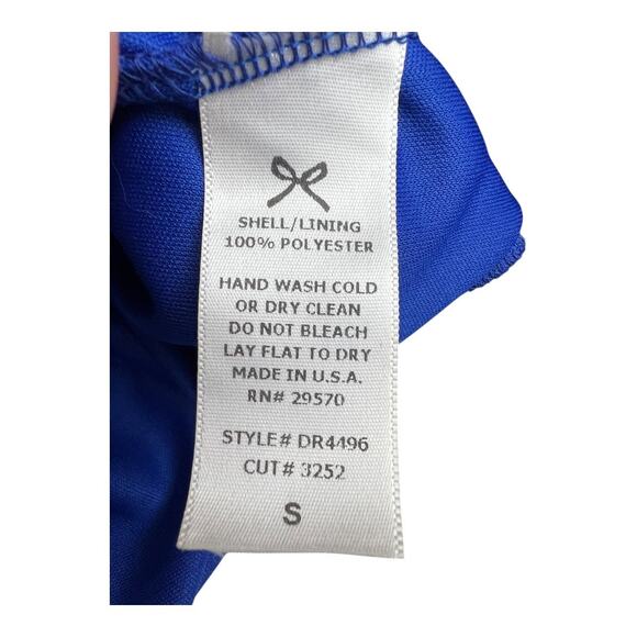 Everly Dress S Small Brunch Preppy Shift Blue Twee Spring Summer - Picture 5 of 5